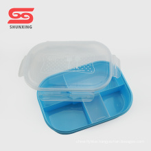 wholesale 5 compartment lunch box with lid